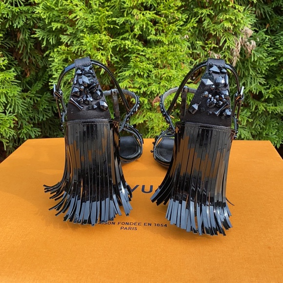 LOUIS VUITTON dressy sandals Size.40🌹+free gift - Picture 10 of 16